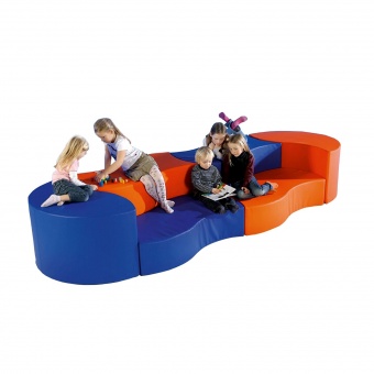 Sitzelement, Welle Wellensofa Set Sitzelement, Welle Wellensofa Set